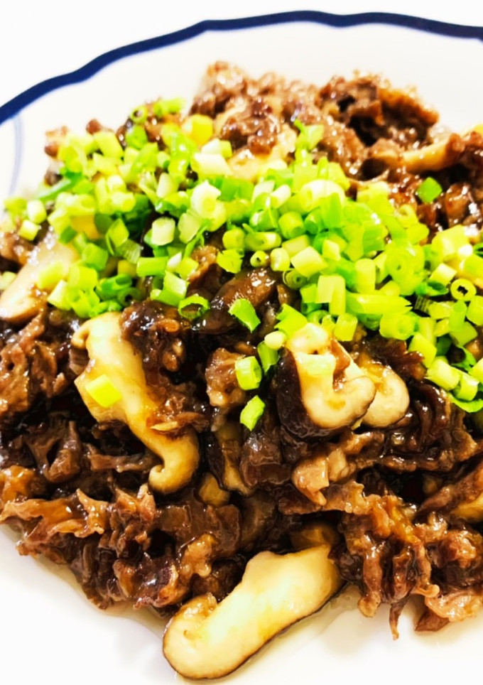 生姜香る☆牛と椎茸のオイスター炒め-レシピのメイン写真