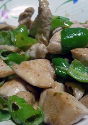 鶏肉と満願寺唐辛子のマヨネーズ炒め-レシピのメイン写真