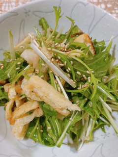 ☆水菜と大根の塩昆布わさび醤油サラダ☆-レシピのメイン写真