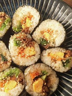 韓国風のり巻き☆キンパ♪-レシピのメイン写真
