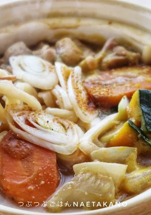 ポカポカ温まる鍋焼きうどん、ほうとう風-レシピのメイン写真