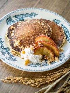 香ばし米粉のパンケーキ-レシピのメイン写真