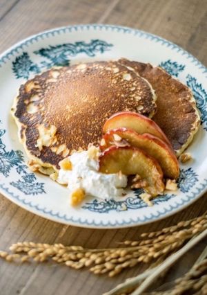 香ばし米粉のパンケーキ-レシピのメイン写真