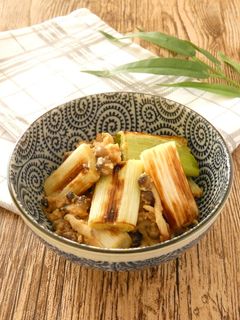 ネギとしめじの味噌チーズ和え-レシピのメイン写真