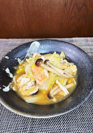鮭缶と白菜の簡単旨煮-レシピのメイン写真
