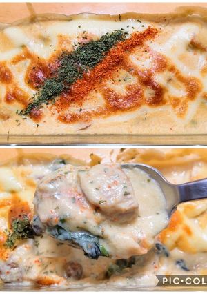 豆腐とベーコンの豆乳グラタン-レシピのメイン写真