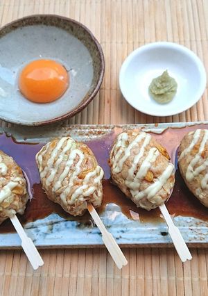 キャベツコーンと鶏ミンチでやわらかつくね-レシピのメイン写真