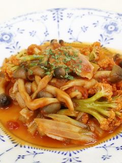 カリフラワーのトマト炒め煮-レシピのメイン写真