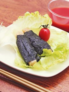 玄米スティックの磯部ベーコンチーズ-レシピのメイン写真