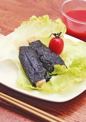 玄米スティックの磯部ベーコンチーズ-レシピのメイン写真