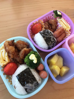 6歳と3歳 弁当-レシピのメイン写真
