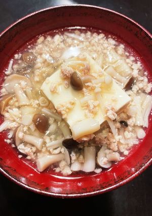 簡単☆きのこたっぷりあんかけ豆腐-レシピのメイン写真