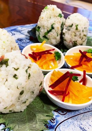 春野菜のおにぎり-レシピのメイン写真