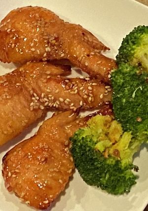 味付け簡単手羽先オーブン焼き　-レシピのメイン写真
