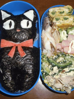 簡単キャラ弁★魔女の宅急便ジジ★-レシピのメイン写真
