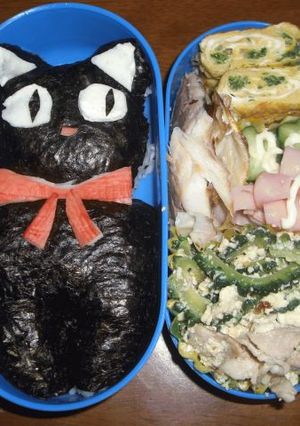 簡単キャラ弁★魔女の宅急便ジジ★-レシピのメイン写真