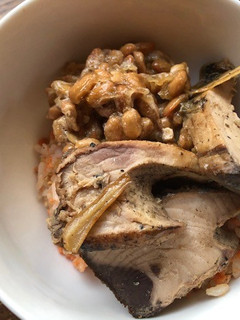 納豆とカツオの生姜煮の丼-レシピのメイン写真