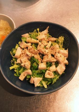 満腹鳥ムネ肉丼　ダイエット料理-レシピのメイン写真