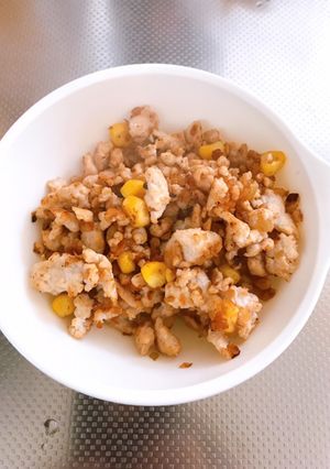 離乳食完了期　鶏そぼろ-レシピのメイン写真
