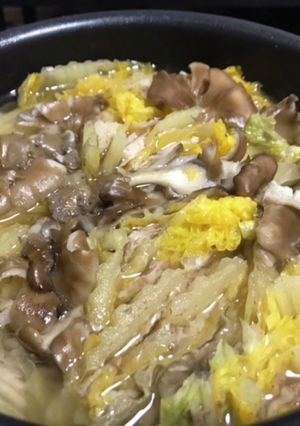 うどんスープで簡単ミルフィーユ鍋-レシピのメイン写真
