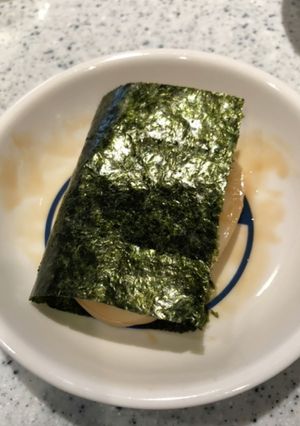 丸餅でいそべもち　レンジで簡単！-レシピのメイン写真