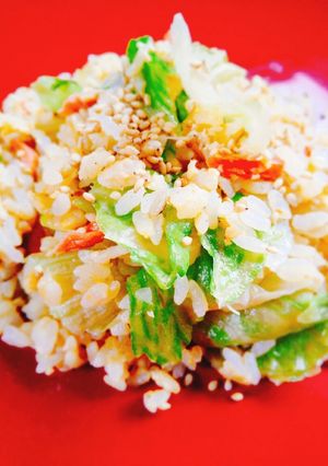 ♪レタスと紅鮭のチャーハン♪-レシピのメイン写真