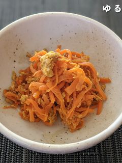 にんじんと卵の炒め物-レシピのメイン写真