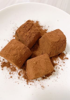 ダイエット×バレンタイン　お豆腐生チョコ-レシピのメイン写真
