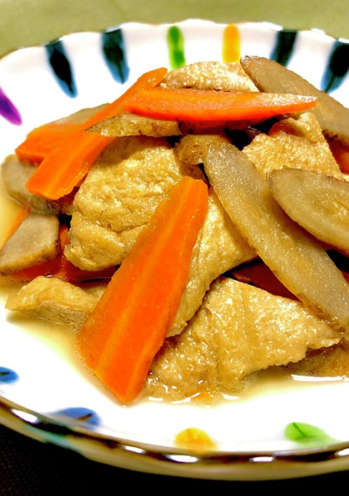 ホッ♪油揚げと牛蒡と人参の煮物・旨煮-レシピのメイン写真