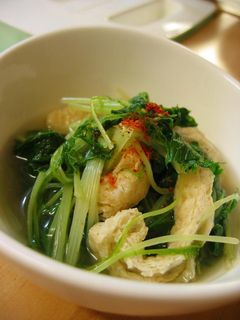 水菜と油あげのさっと煮♪-レシピのメイン写真