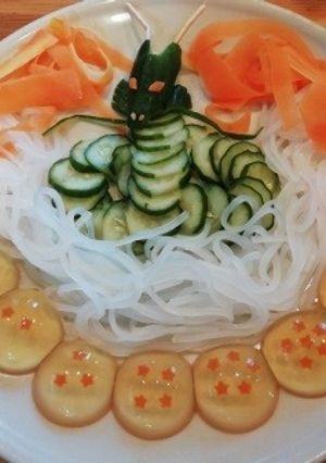 神龍に願いを！ドラゴンボールサラダ-レシピのメイン写真