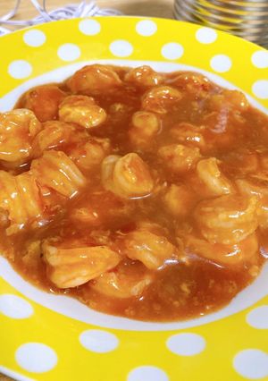 本場の味のエビチリ！-レシピのメイン写真