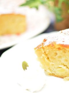 バターなし♬混ぜるだけの簡単リンゴケーキ-レシピのメイン写真