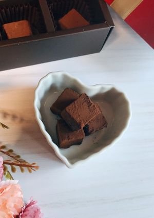 材料3つで低糖質生チョコレート-レシピのメイン写真