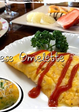 チーズオムレツ-レシピのメイン写真