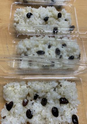 黒豆おこわ20パック-レシピのメイン写真