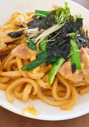 【時短/ たったの10分】親子うどん-レシピのメイン写真