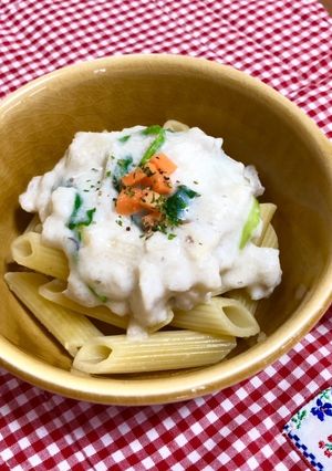 ねっとりふんだん！里芋ソースペンネ-レシピのメイン写真