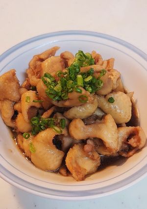 鶏皮の甘辛-レシピのメイン写真