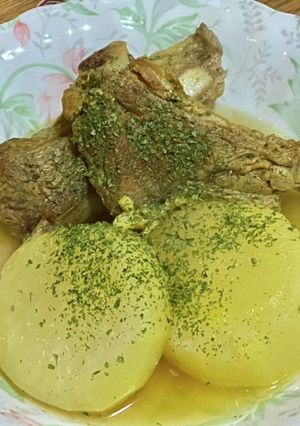 スペアリブと大根のカレー風味煮込み-レシピのメイン写真