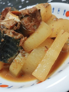 鯖味噌缶で簡単さば味噌煮-レシピのメイン写真