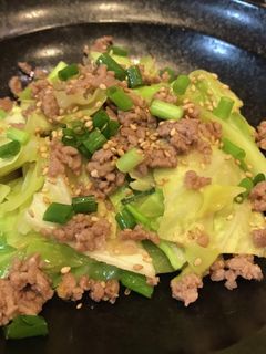 超簡単 キャベツとひき肉の味噌炒め♡-レシピのメイン写真