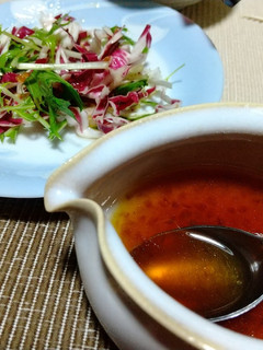 トレビスサラダのためのドレッシング-レシピのメイン写真