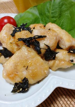 鶏むねでヘルシー☆海苔マヨチキン-レシピのメイン写真
