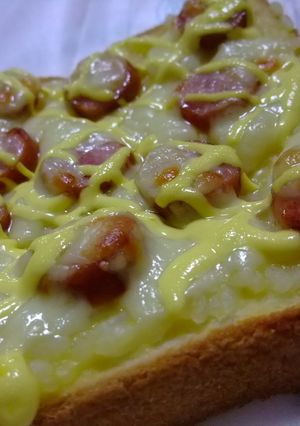 ご飯のっけ♪ピザトースト-レシピのメイン写真