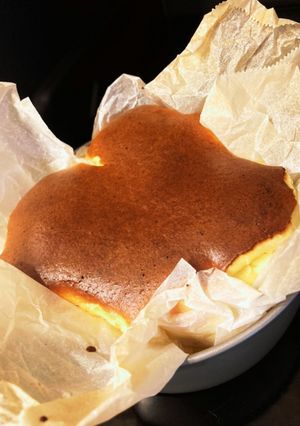 超簡単！バスク風チーズケーキ！-レシピのメイン写真
