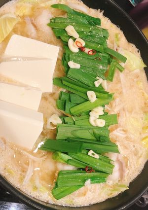 名店!蟻月風 白の味噌モツ鍋♡-レシピのメイン写真