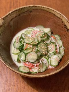 超簡単 きゅうりとカニカマの酢の物-レシピのメイン写真