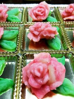 白あんで作る薔薇の和菓子♪-レシピのメイン写真