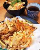 簡単☆玉ねぎ人参さつまいものかき揚げ